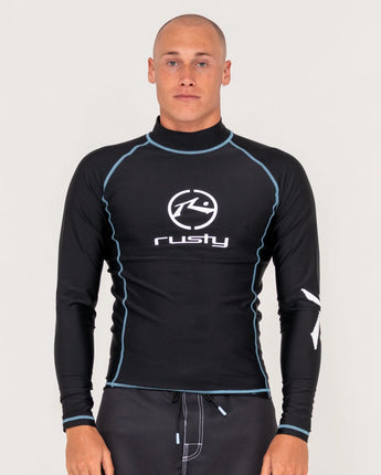Gnaraloo Long Sleeve Rash Top - Black