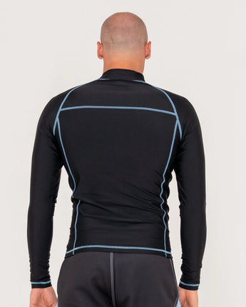 Gnaraloo Long Sleeve Rash Top - Black