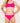Sandalwood Bikini Set Girls - Fuchsia
