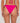 Sandalwood Midi Side Ties Bikini Bottom - Fuchsia