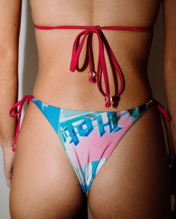 Graff City Brazilian Tie Bikini Bottom - Multi