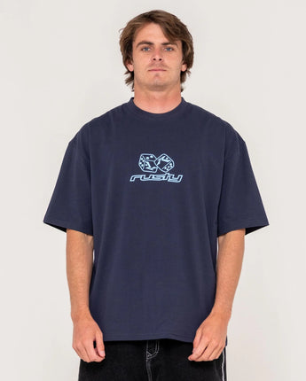 Double or Nothin Short Sleeve Tee - Navy