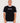 Poppa Short Sleeve Ringer Tee - Black
