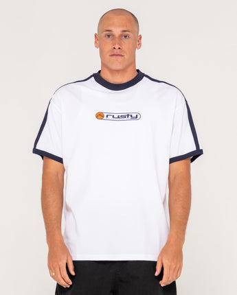 Poppa Short Sleeve Tee - White