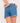 Penny Kick Flare Denim Shorts - Girls