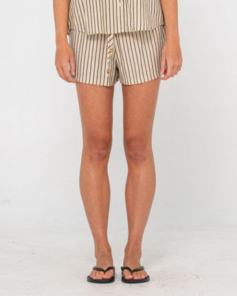 Sandy Stripe Short - Oatmeal Stripe