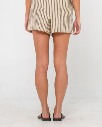 Sandy Stripe Short - Oatmeal Stripe