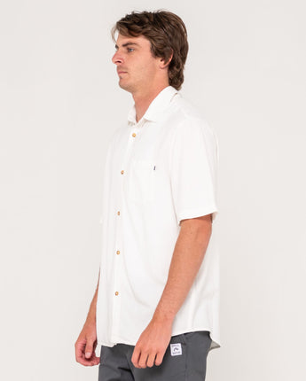 Overtone Short Sleeve Linen Shirt