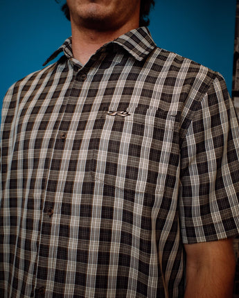 Datsun Check Shirt - Black