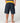 Rusty Men's Tribalay Fixed Waist Boardshort - Coal - Back View