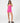 Rusty Women's Lamar Towelling Skimmer Tube Top - Fuchsia - Front View