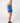 Rusty Women's Bloom Towelling Skimmer Tube Top - Royal Blue/Blue - Front View