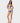 Rusty Women's Shadow Midi Side Ties Bikini Bottom — Cobalt Blue  - Front View