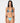 Rusty Women's Stardom Tri Bikini Top — Navy/Aqua - Front View