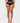 Rusty Women's Farrah Booty Bikini Bottom - Black/Pink - Front View