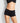 Seafolly Collective Roll Top Boyleg - Black