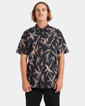 Scaler Stone Woven Short Sleeve Shirt - Vintage Black