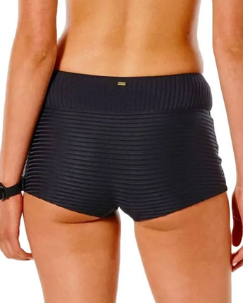 Premium Surf Full Boyleg Short - Black