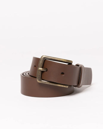 High River Leather Belt - Chocolate