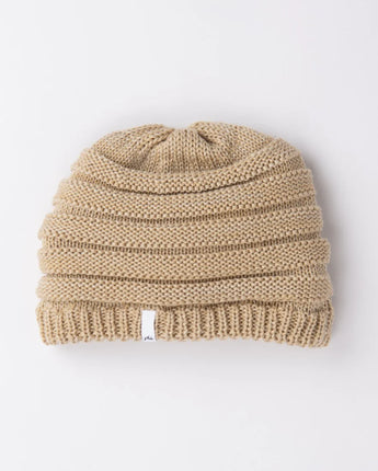 Bay Beanie - Oatmilk Marle