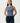 Afends Women's Mountains Sleeveless Top - Navy/Red Check