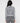 Rusty Women's Devil Girl Knitted Zip Through Hood  - Grey Marle