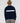 Rusty Men's White Lines Chenille Crew Neck Jumper - Dark Blue