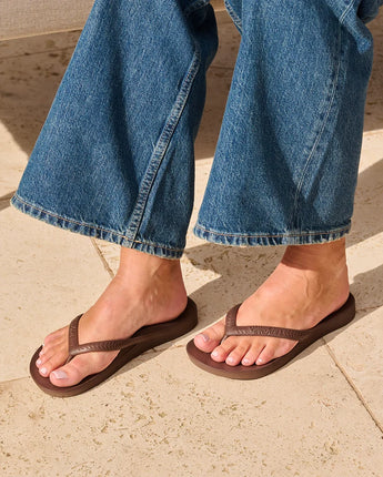 Archies Arch Support Thongs - Chocolate