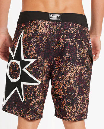 ST4R G4ZER MOD 20 INCH BOARDSHORT - MERLOT