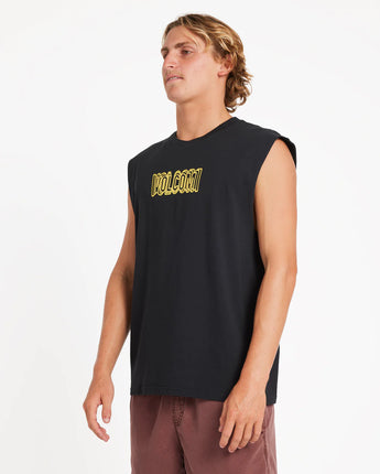 Echo Echo Muscle Tank - Antique Black