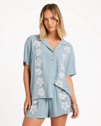 Tropicali Shirt - Blue Sapphire