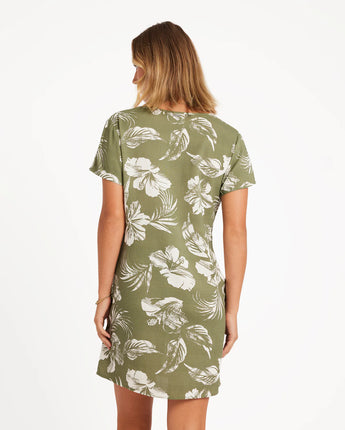 Vroom Service Dress - Moss Stone