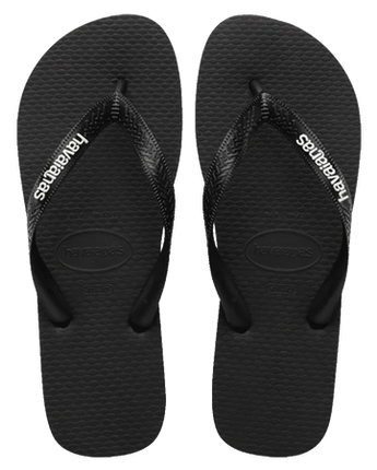 Havaianas Rubber Logo - Black/Glacial White