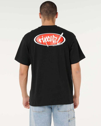 Rip Script Tee - Black
