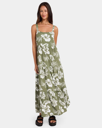 Viper Dress - Moss Stone