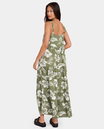 Viper Dress - Moss Stone