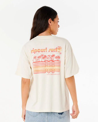 Neon Isles Heritage Tee - Bone