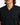 Volcom Men's Spares II Short Sleeve Shirt in Black, close-up of collar, flap pockets and tonal embroidery