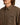 Volcom Men's Temper Short Sleeve Shirt in Brown Stone, close-up of collar, check pattern and Volcom embroidery