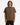 Volcom Men's Temper Short Sleeve Shirt in Brown Stone, front view showing buttons and chest pocket