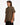 Volcom Men's Temper Short Sleeve Shirt in Brown Stone, angled view of checked fabric and short sleeves