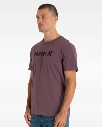 Everyday Washed One And Only Hurley Mens T Shirt - Grape